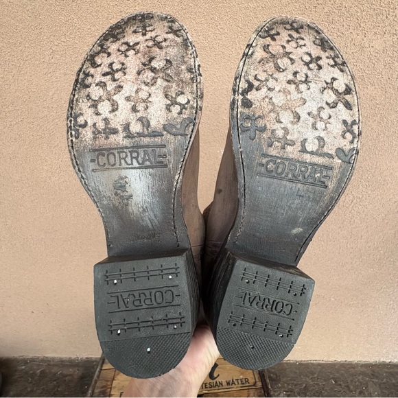 Corral Perforated Leather Riding Boot - Picture 9 of 12